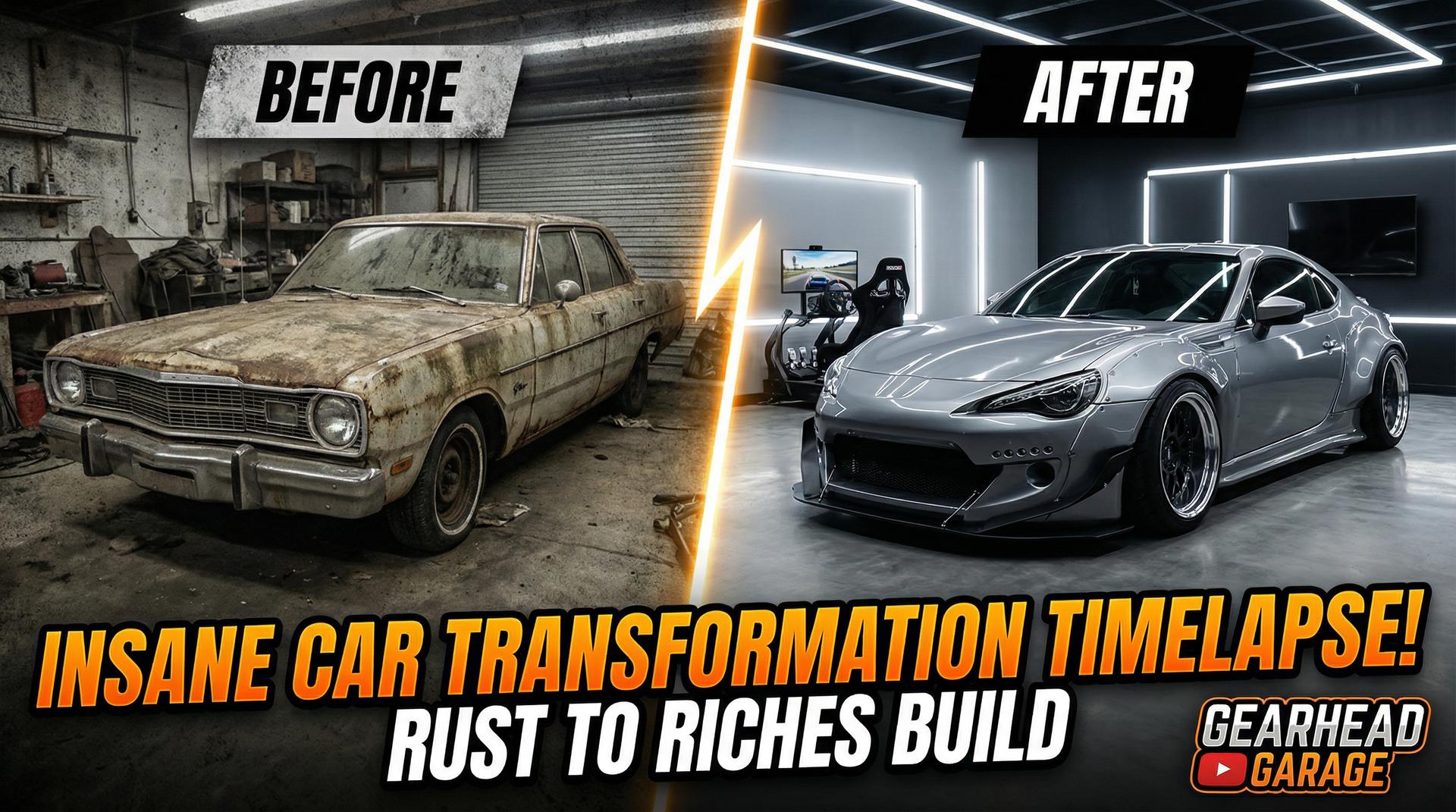 小马拉大车视频：GT-R宽体改装全纪录