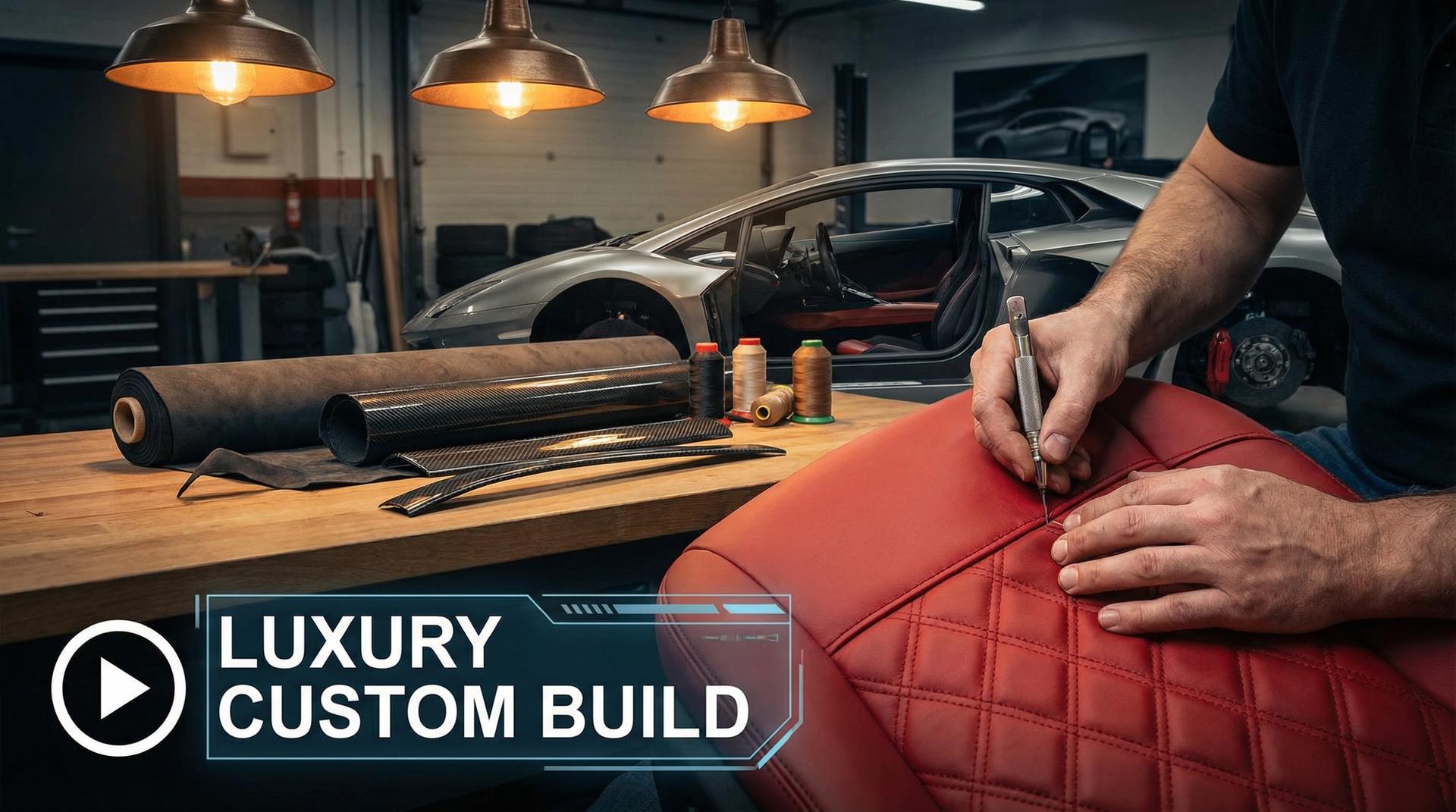 小马拉大车视频：超跑内饰定制改装